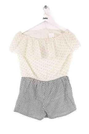 Combishort Ba&Sh Ecru en Coton