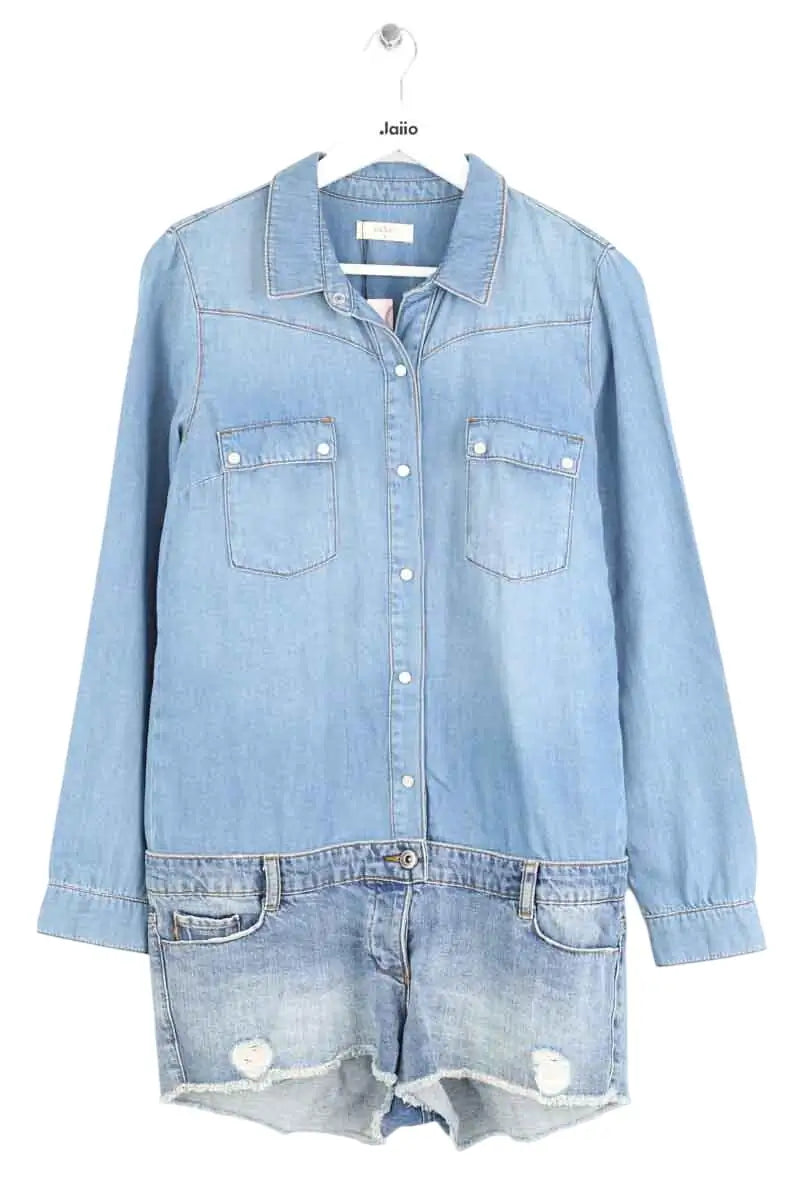 Combishort Ba&Sh Thomas Bleu en Coton, taille M - Seconde Main