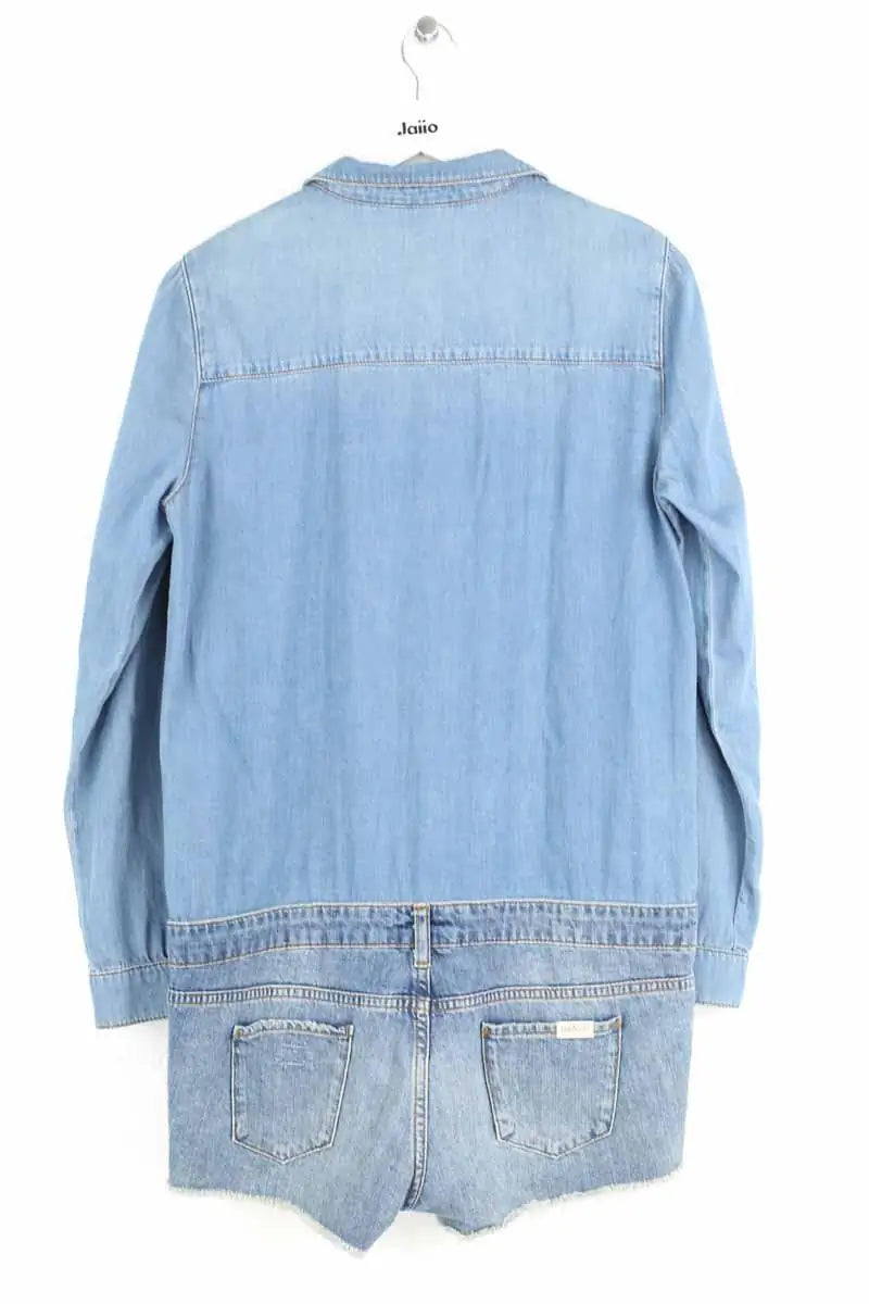 Combishort Ba&Sh Thomas Bleu en Coton
