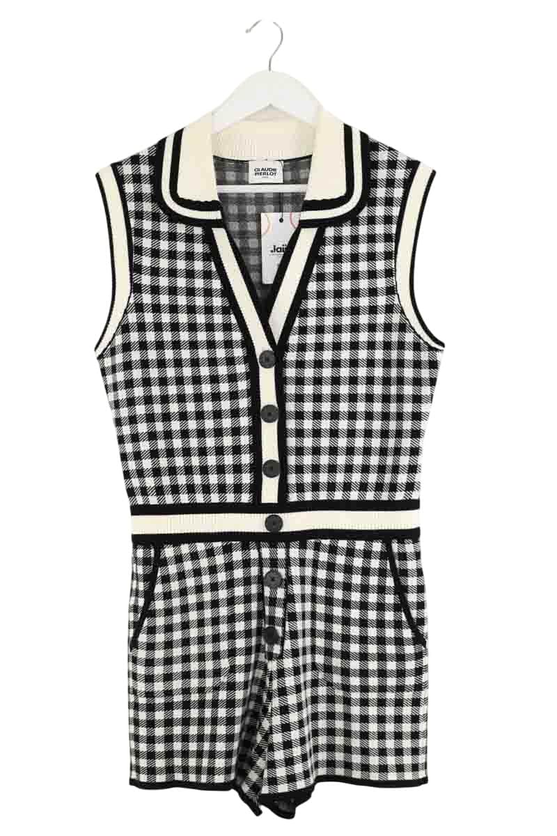Combishort Claudie Pierlot Noir en Viscose, taille L - Seconde Main