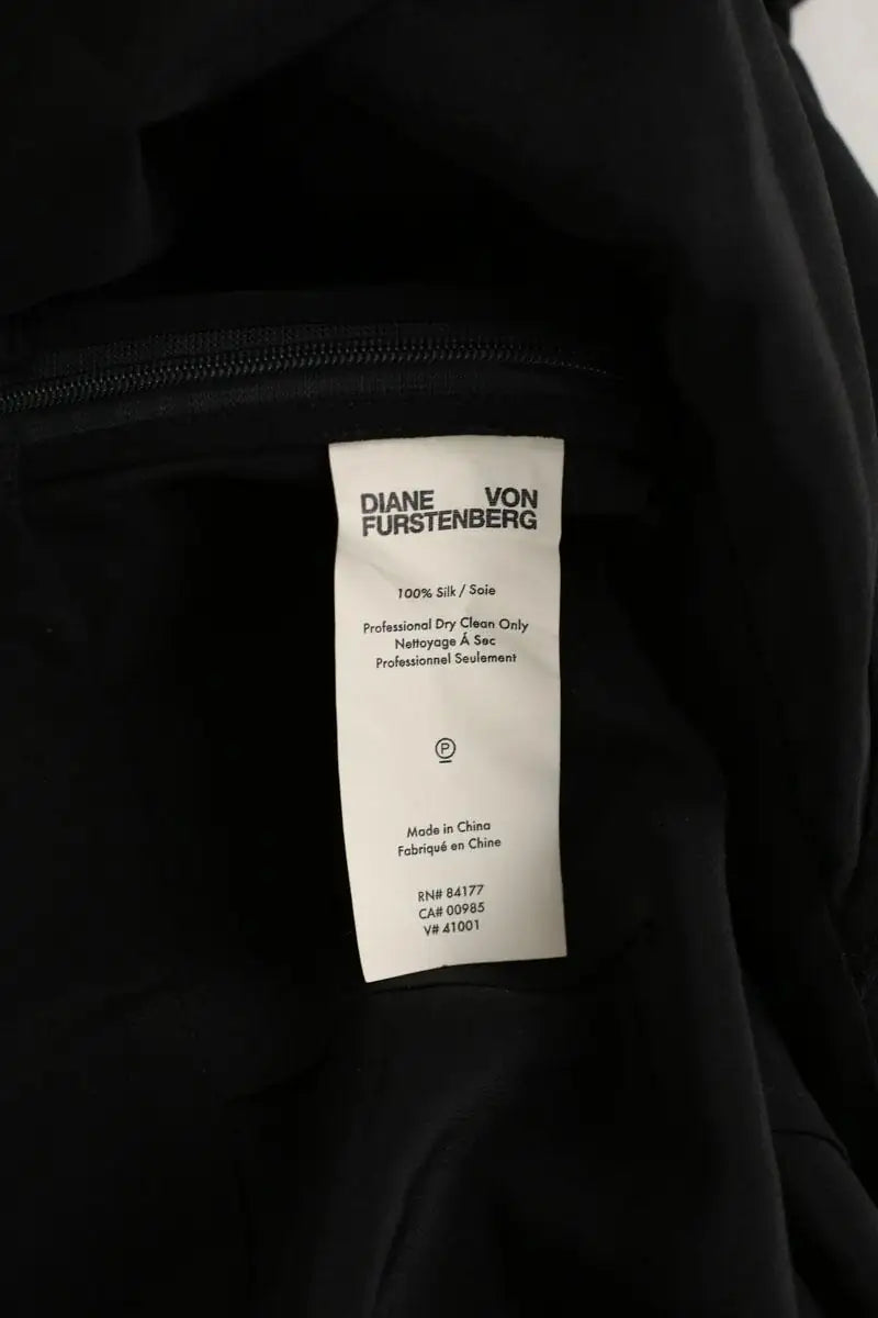Combishort Diane Von Furstenberg Noir en Soie