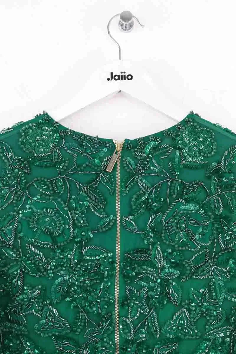 Combishort Elie Saab Vert en Viscose