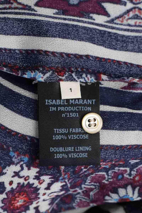 Combishort Isabel Marant Étoile Bleu en Viscose