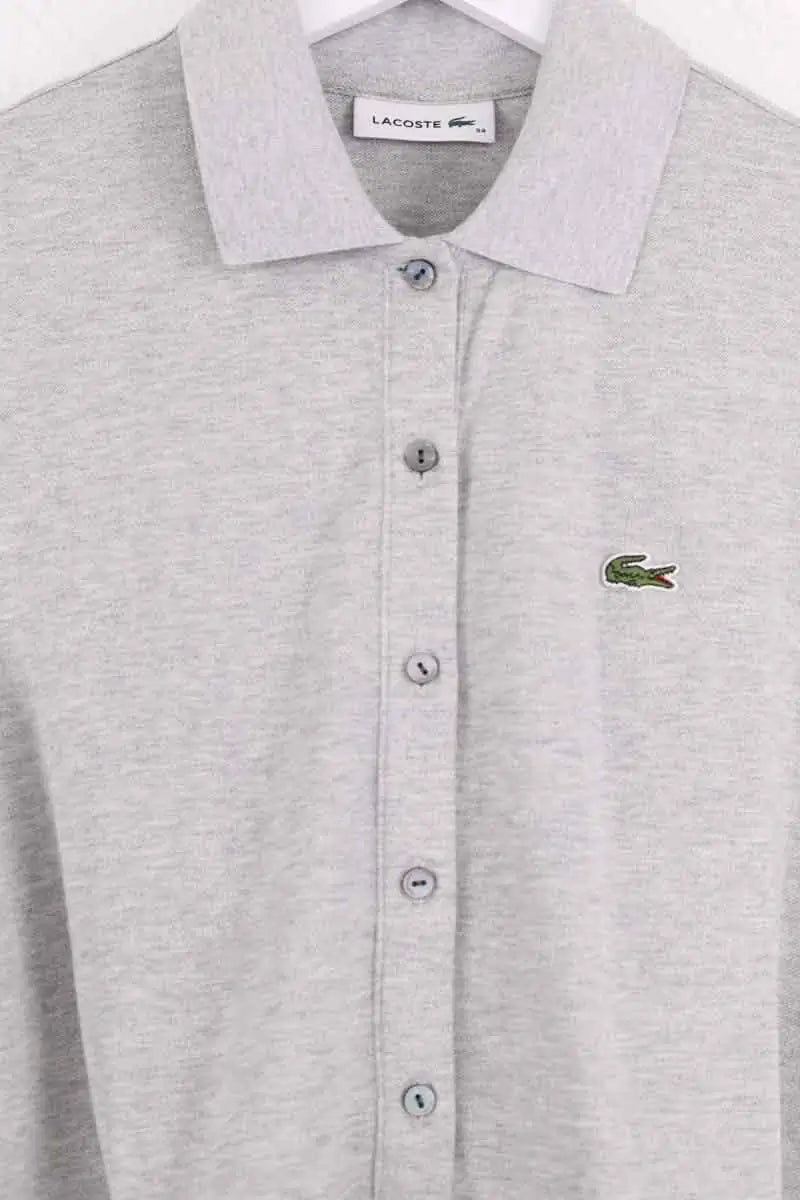 Combishort Lacoste Gris en Coton