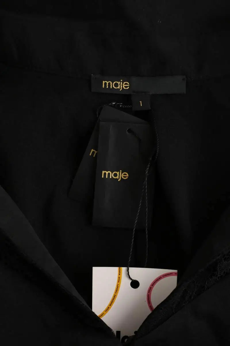 Combishort Maje Ines Noir en Polyester