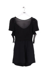 Combishort Maje Noir en Synthétique, taille XS - Seconde Main