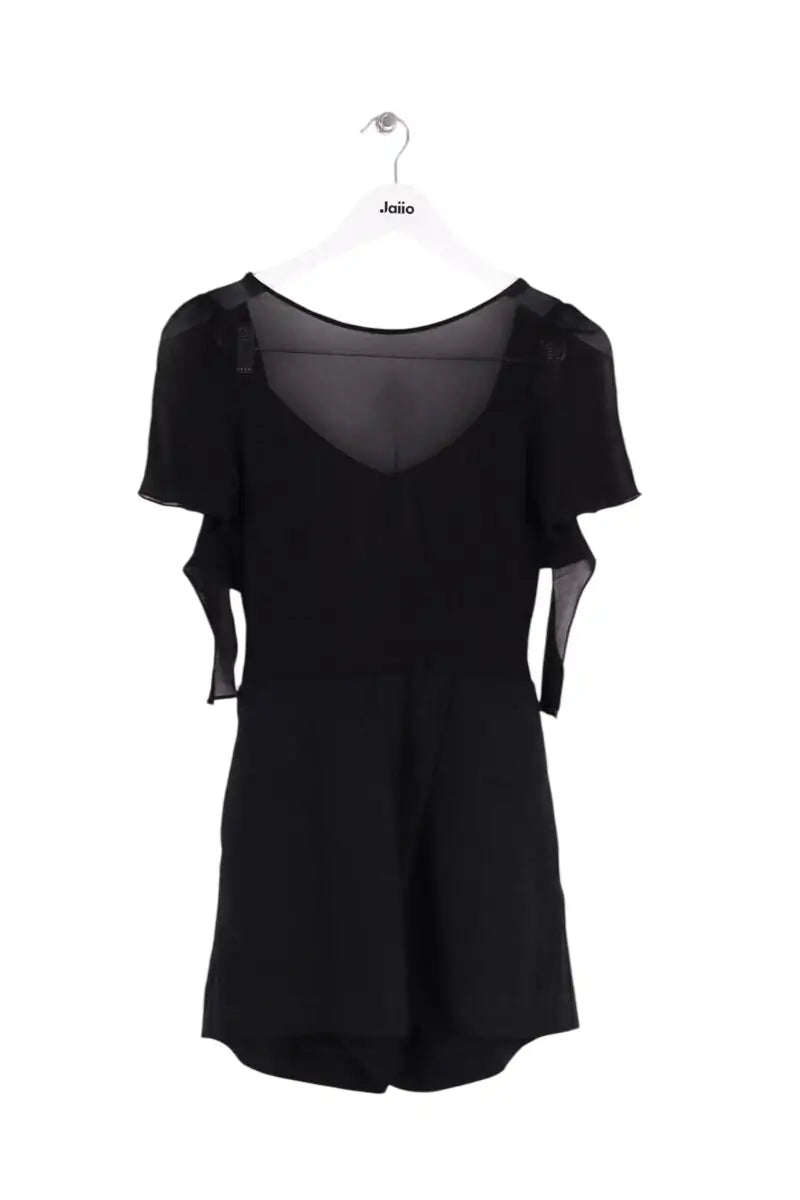 Combishort Maje Noir en Synthétique, taille XS - Seconde Main