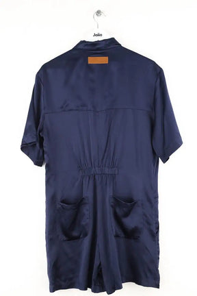 Combishort Rivet Utility Bleu en Soie