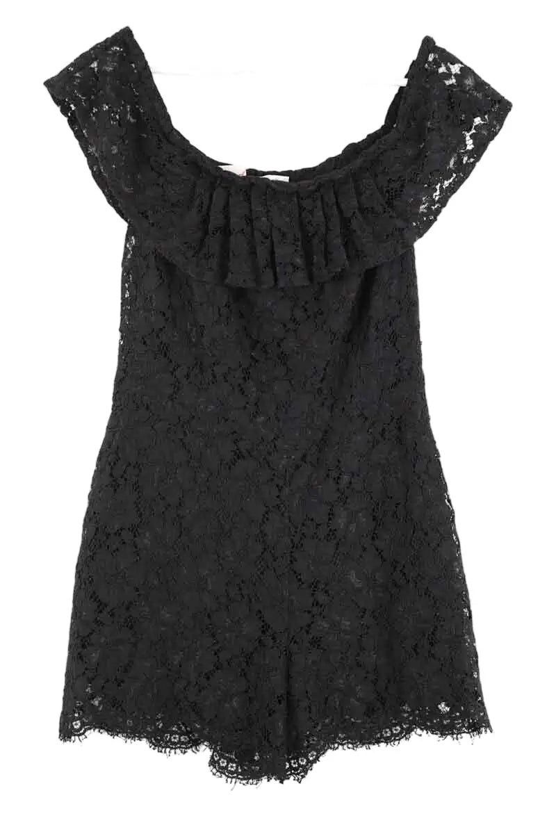 Combishort Sandro Noir en Coton, taille S - Seconde Main