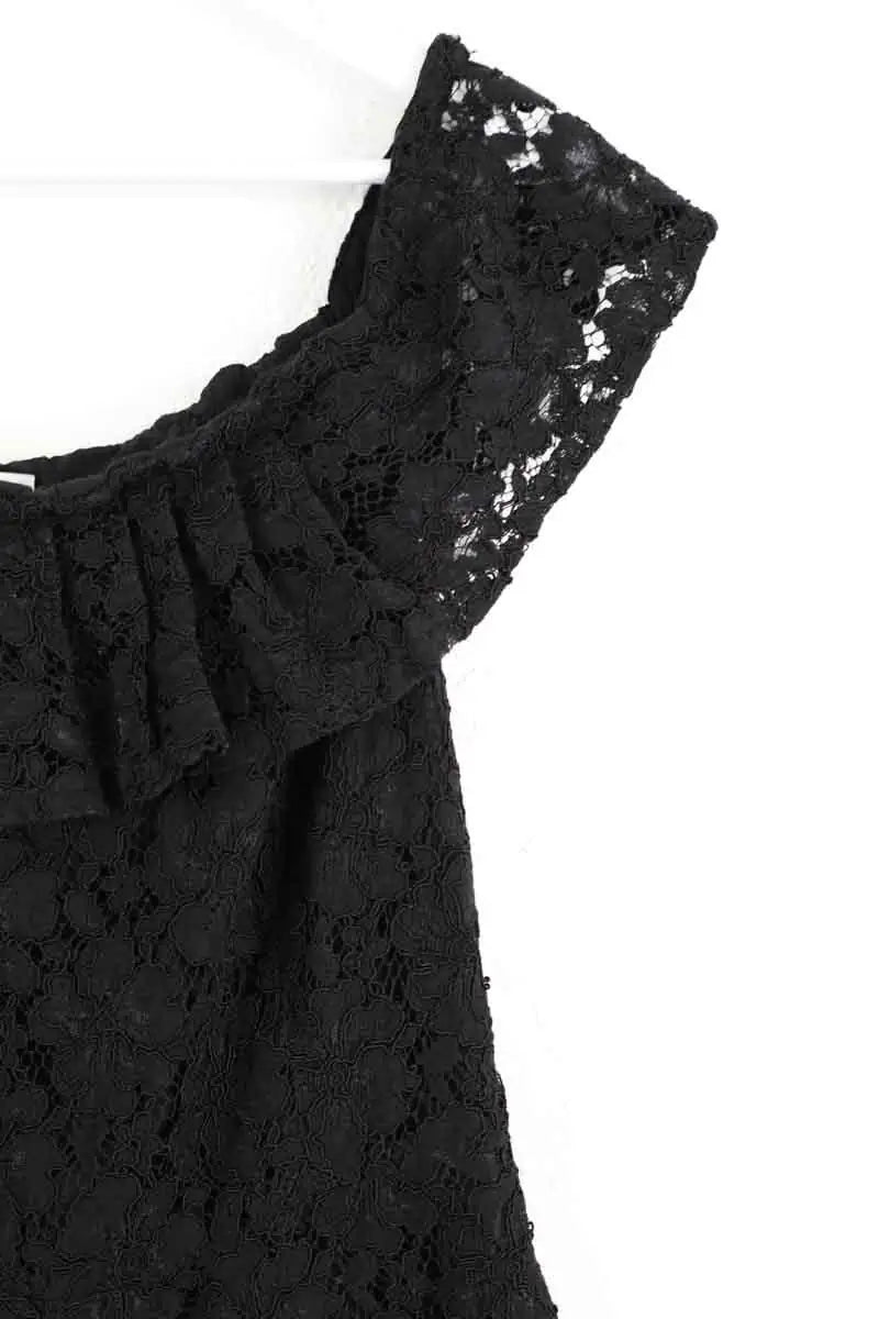 Combishort Sandro Noir en Coton