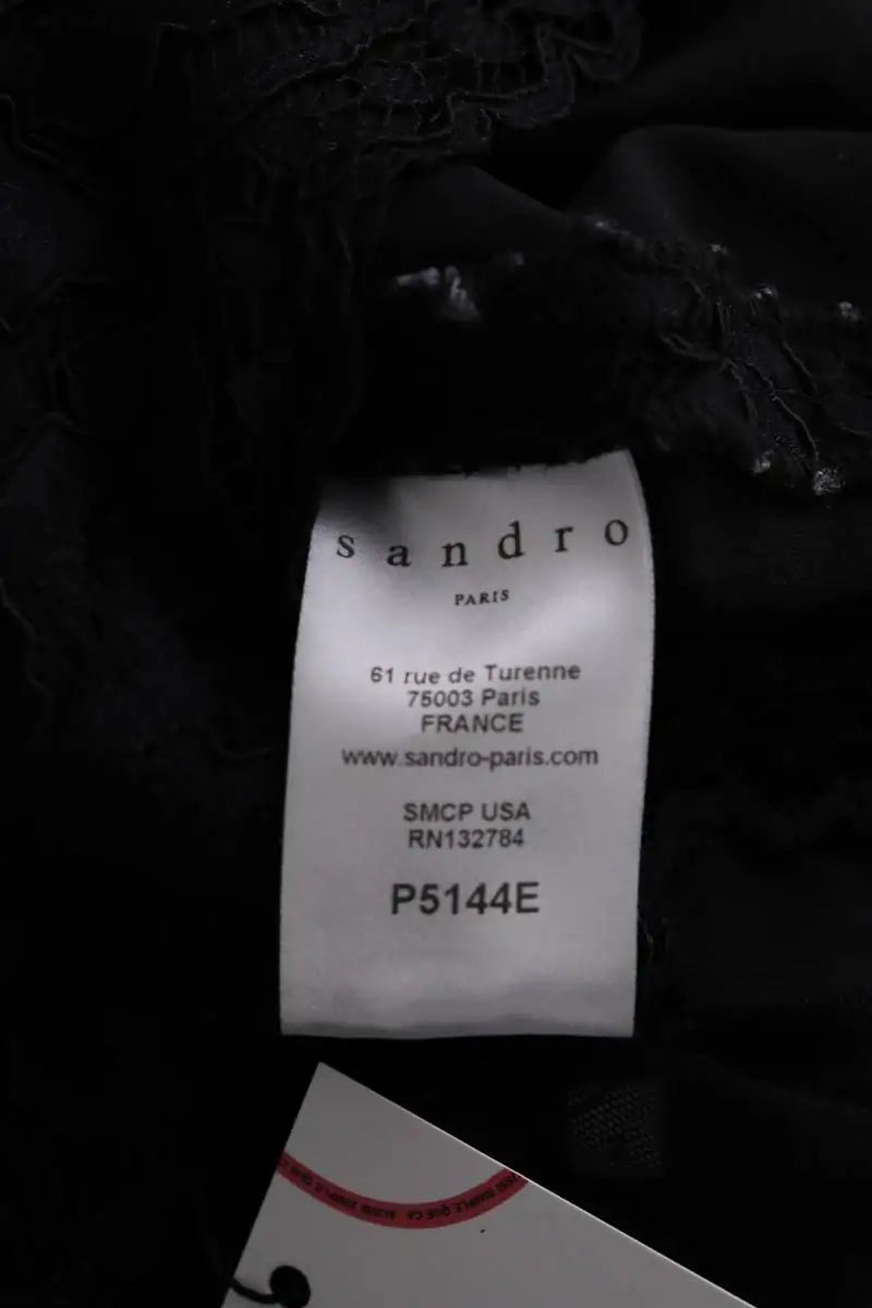 Combishort Sandro Noir en Synthétique