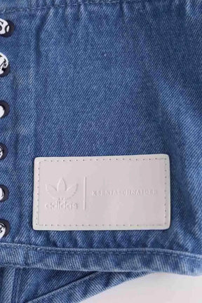 Corset Adidas Bleu en Coton