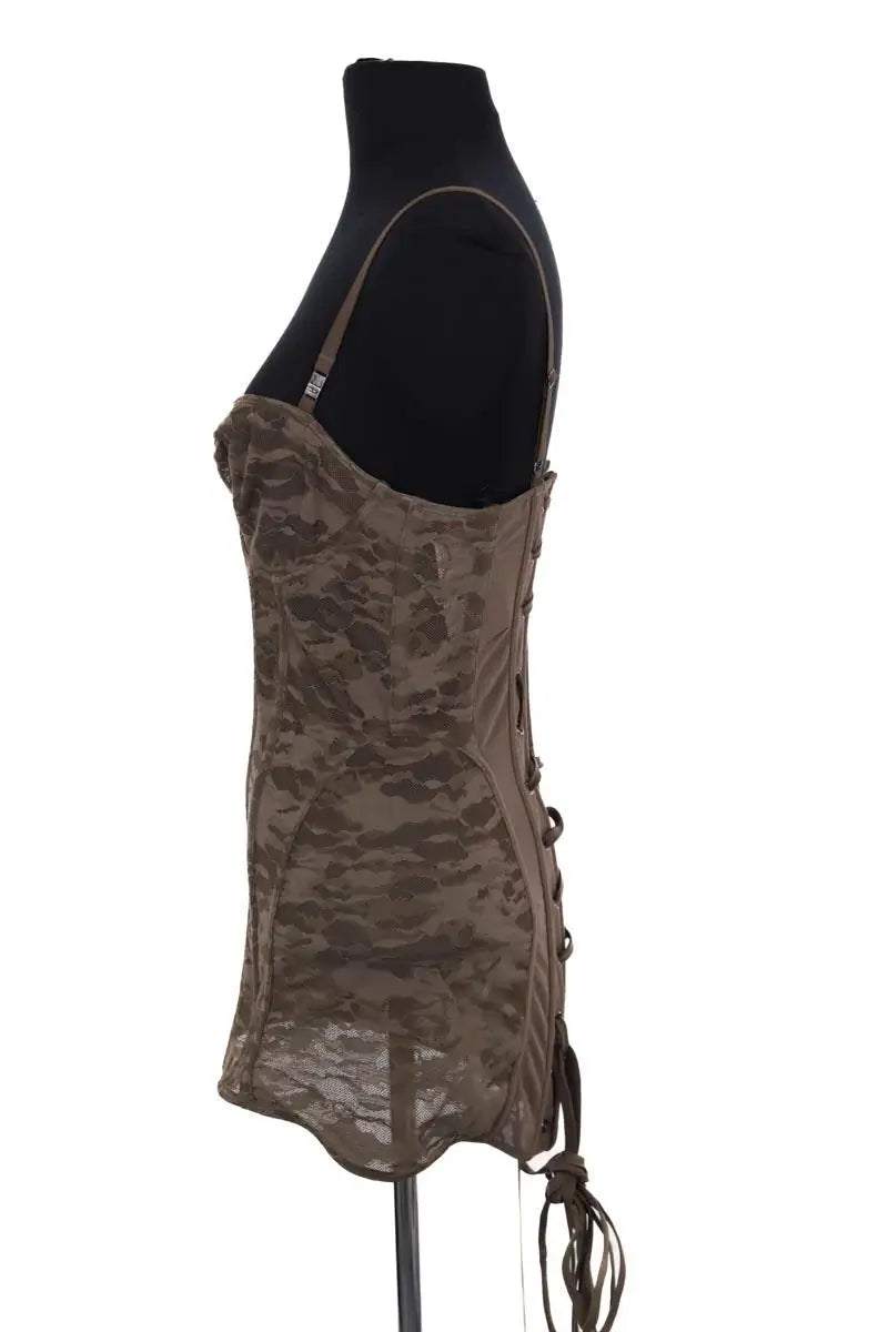 Corset Diesel Kaki en Dentelle