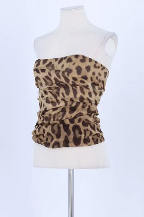 Corset Dolce & Gabbana Marron en Soie