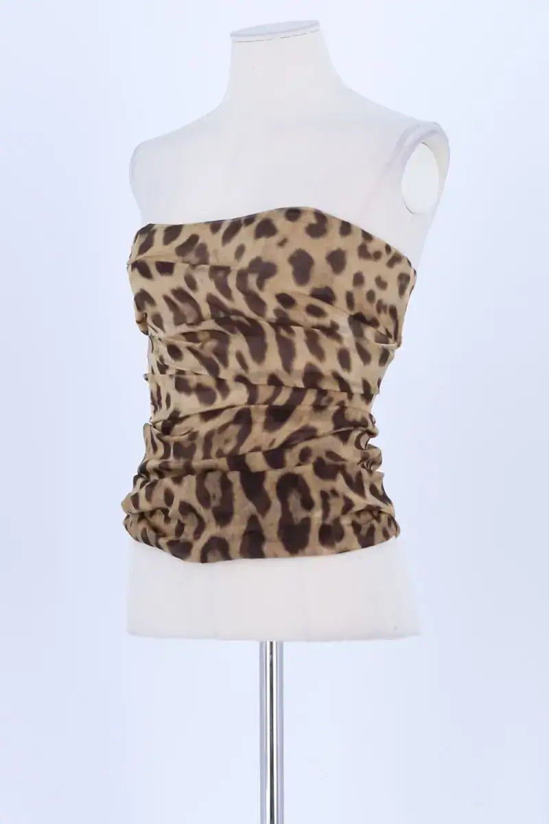 Corset Dolce & Gabbana Marron en Soie