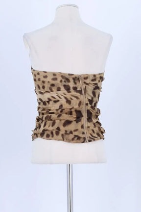 Corset Dolce & Gabbana Marron en Soie