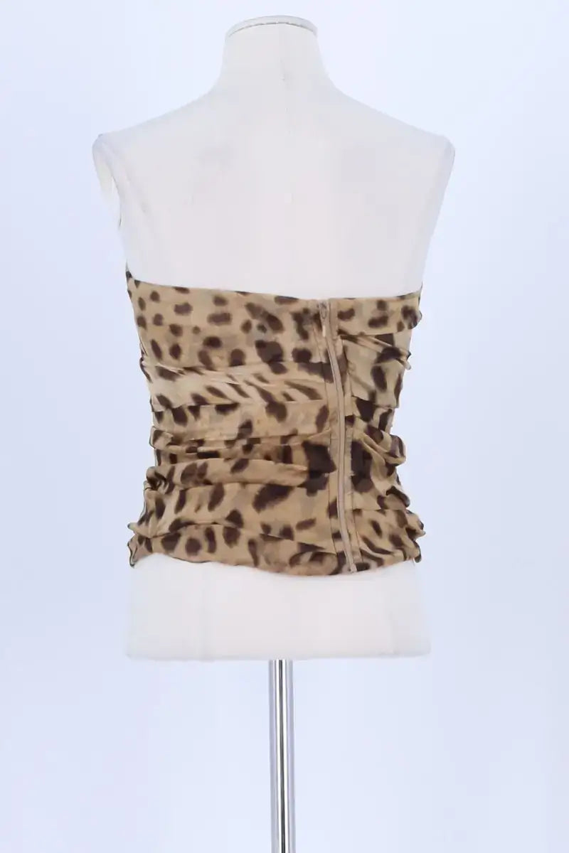 Corset Dolce & Gabbana Marron en Soie