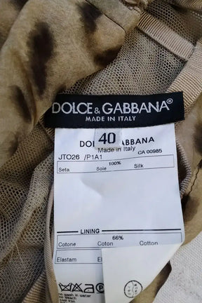 Corset Dolce & Gabbana Marron en Soie