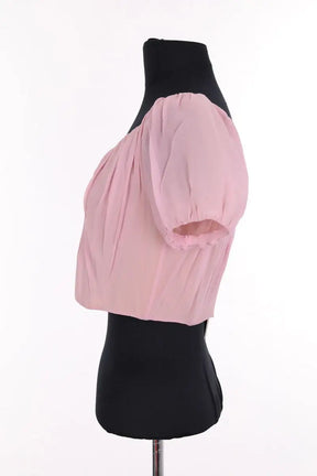 Corset Giambattista Valli Rose en Soie