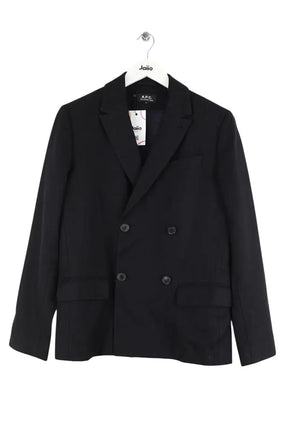 Costume APC Noir en Laine, taille XS - Seconde Main