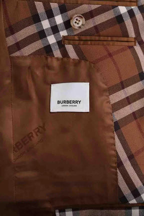 Costume Burberry Marron en Laine