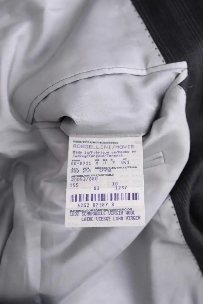 Costume Hugo Boss Anthracite en Laine