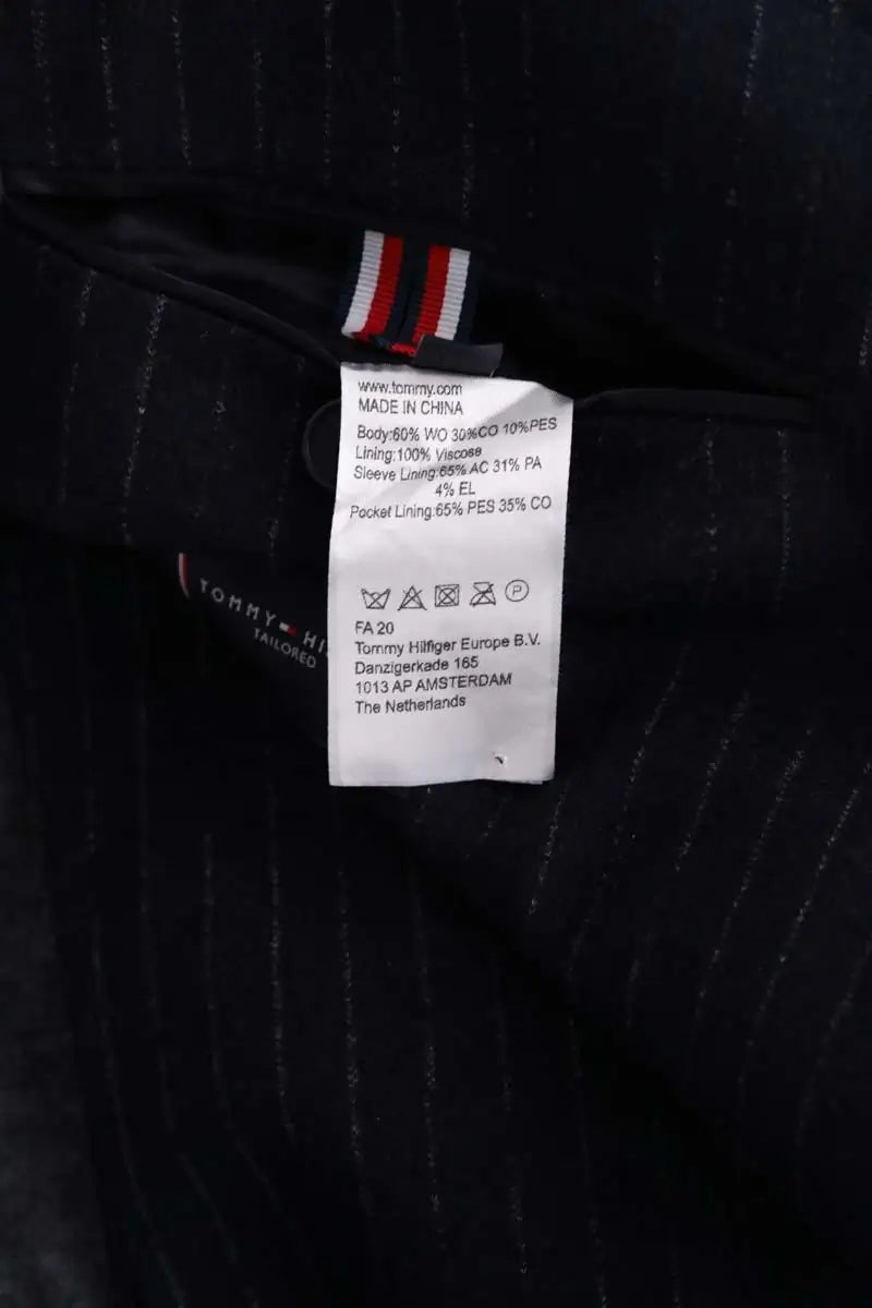 Costume Tommy Hilfiger Marine en Laine