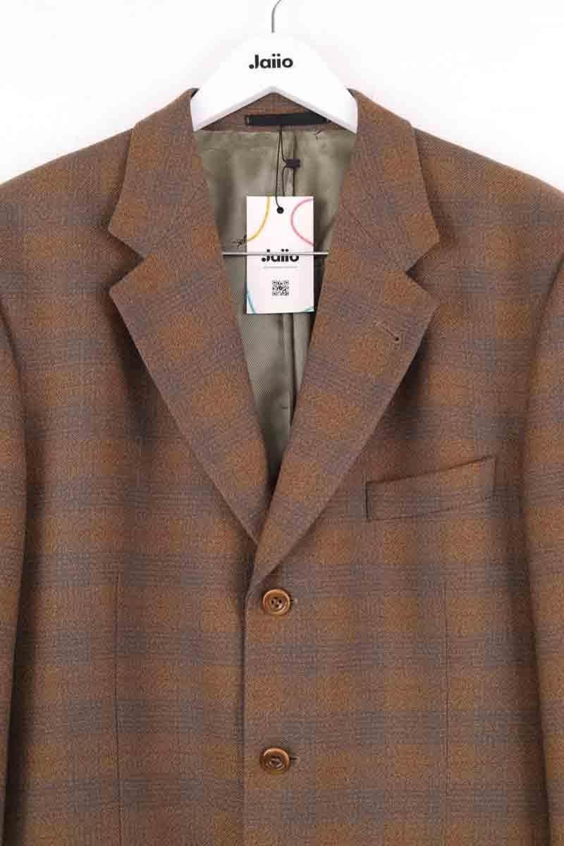 Costume Yves Saint Laurent Marron en Laine