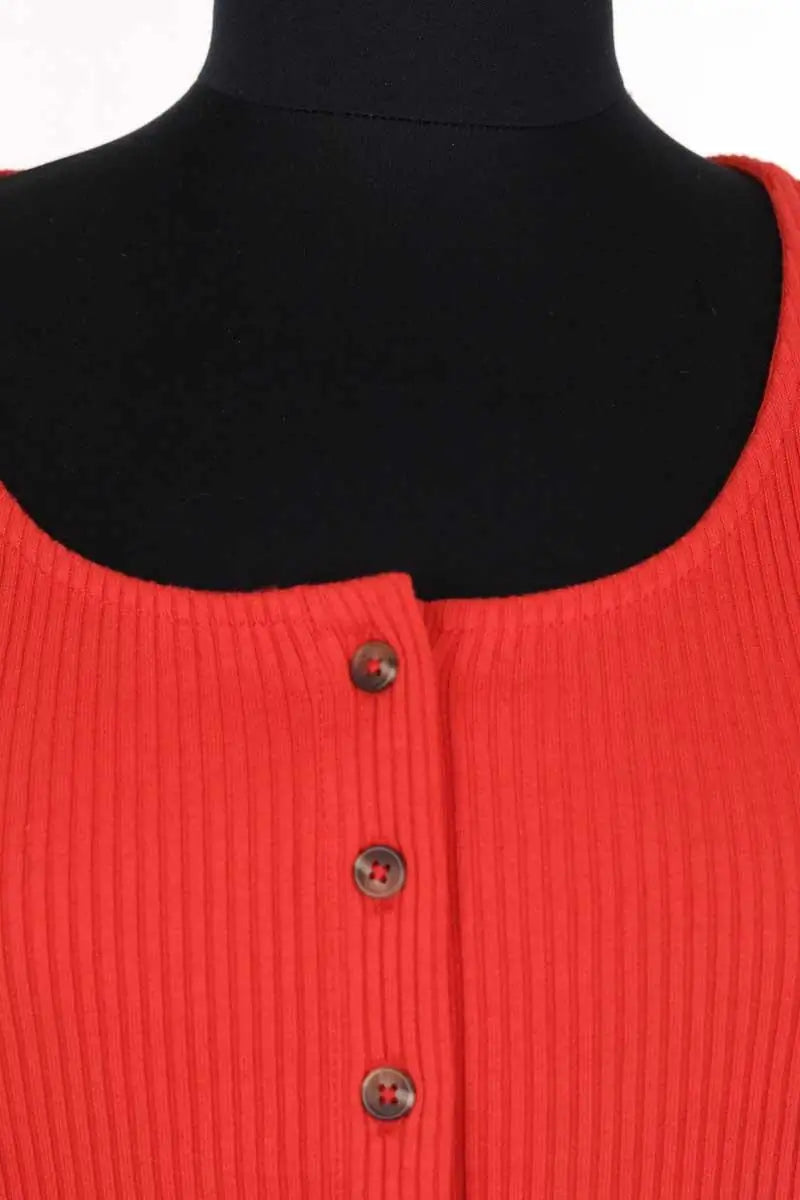 Top Levi's Rouge en Coton