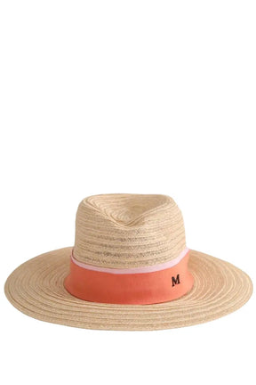 Panama Maison Michel Beige en Osier, taille M - Seconde Main