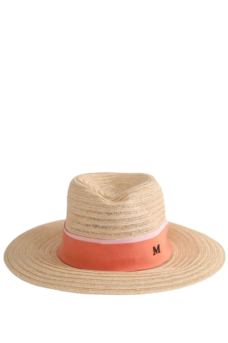 Panama Maison Michel Beige en Osier, taille M - Seconde Main
