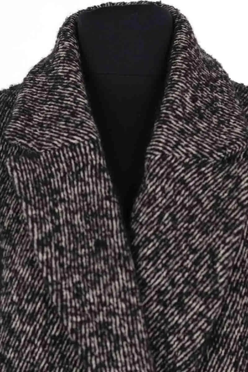 Manteau Ba&Sh Anthracite en Laine
