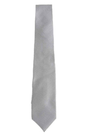 Cravate Boss Gris en Soie - Seconde Main