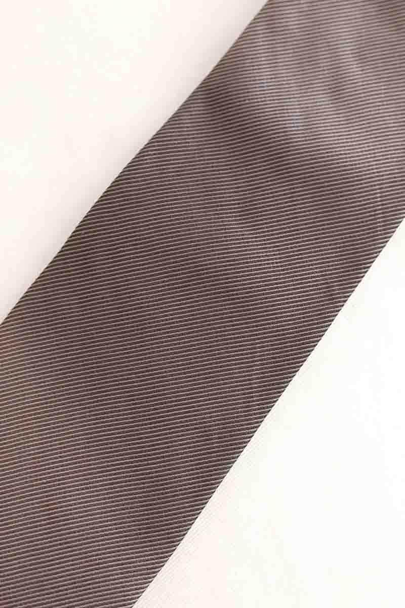 Cravate Boss Marron en Soie