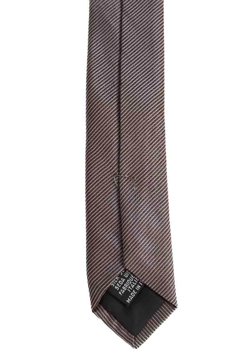 Cravate Boss Marron en Soie