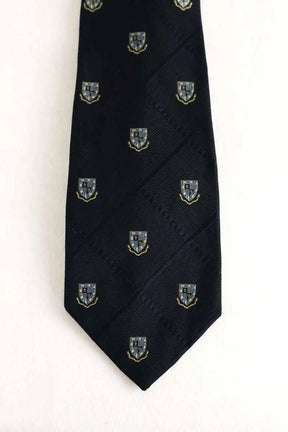 Cravate Burberry Marine en Soie