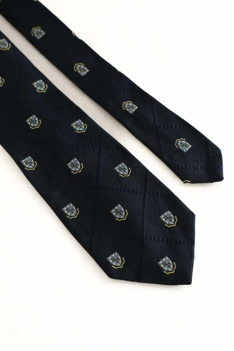 Cravate Burberry Marine en Soie