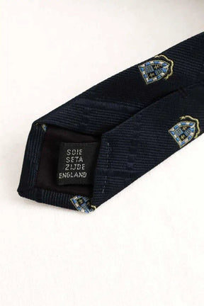 Cravate Burberry Marine en Soie