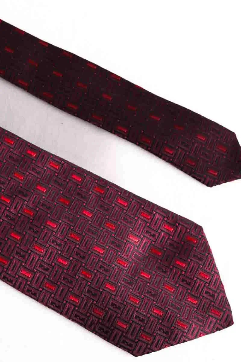 Cravate Fendi Rouge en Soie