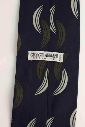 Cravate Giorgio Armani Bleu en Soie