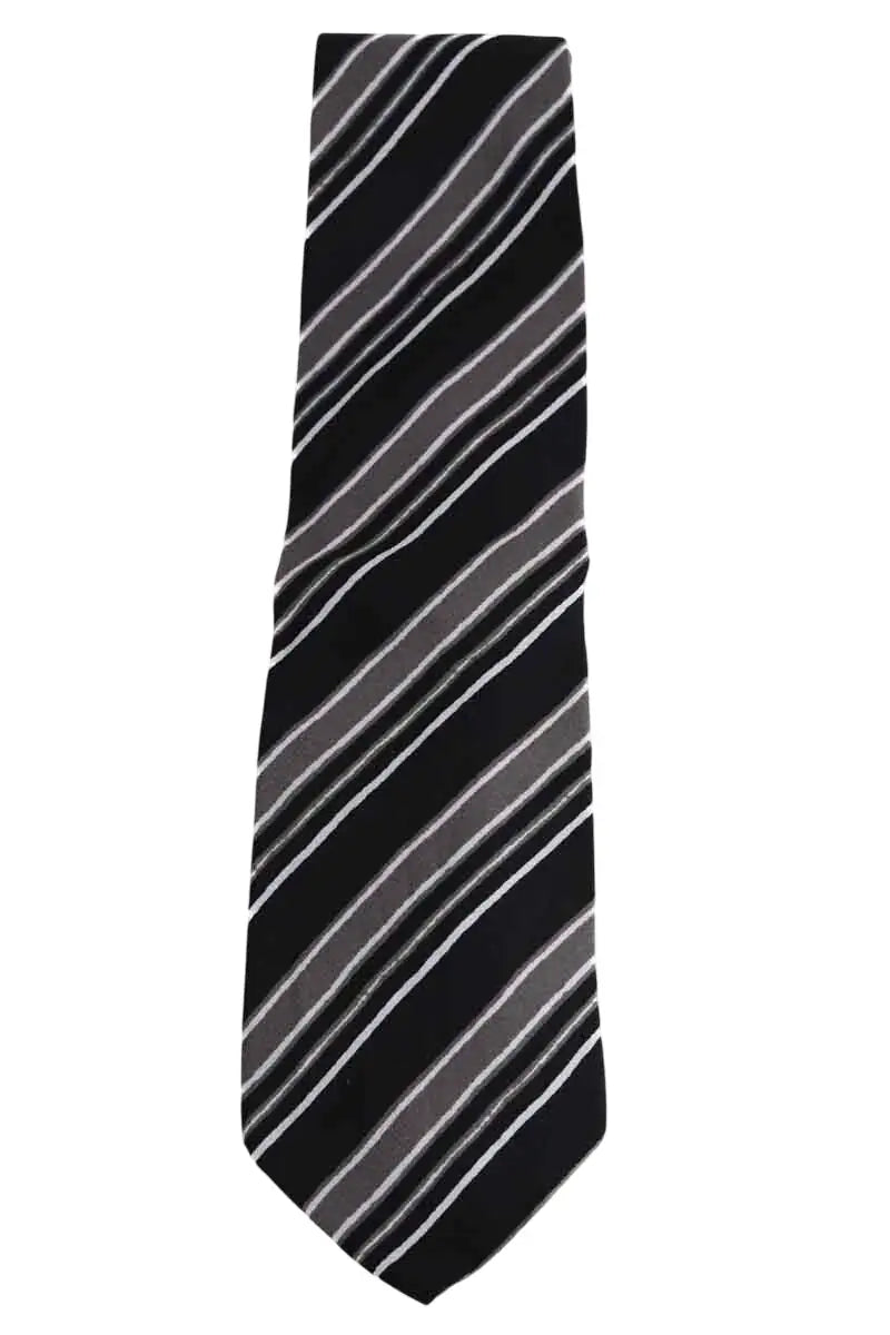 Cravate Giorgio Armani Noir en Soie - Seconde Main