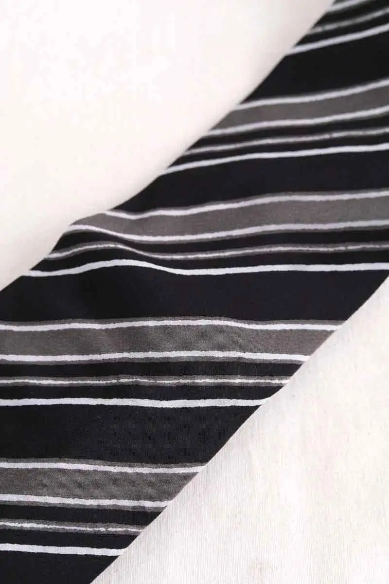 Cravate Giorgio Armani Noir en Soie