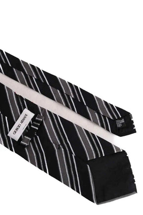 Cravate Giorgio Armani Noir en Soie