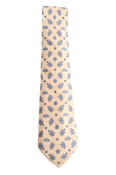 Cravate Hermès Beige en Soie - Seconde Main