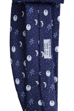 Cravate Hermès Bleu en Soie