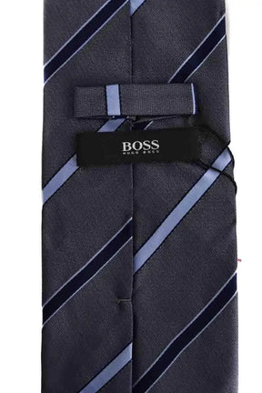 Cravate Hugo Boss Bleu en Soie