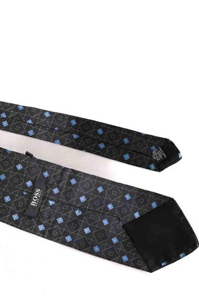Cravate Hugo Boss Noir en Soie