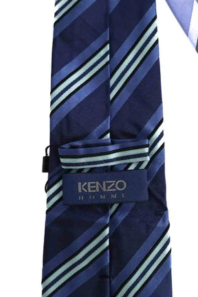 Cravate Kenzo Bleu en Soie