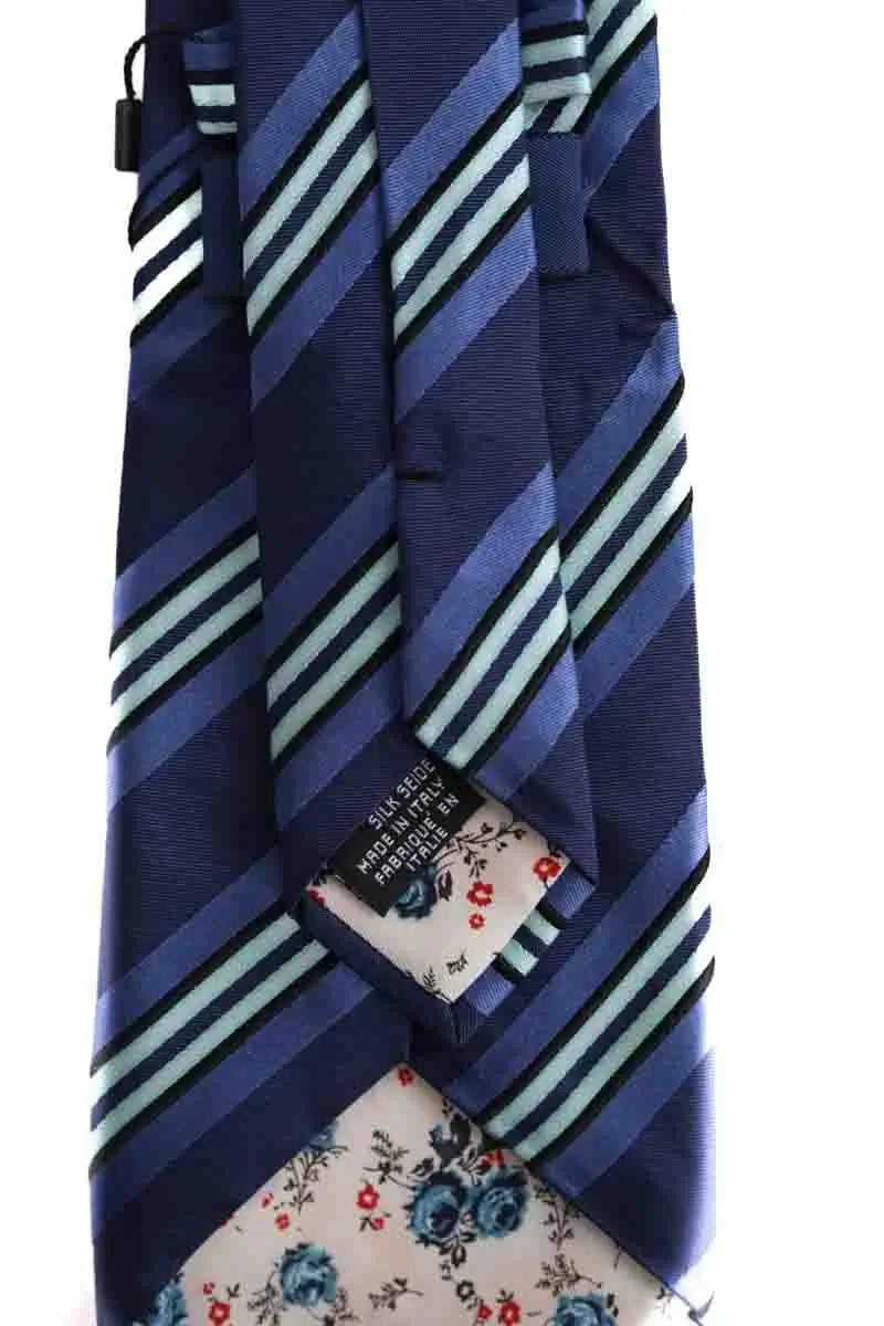 Cravate Kenzo Bleu en Soie
