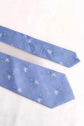 Cravate Lancel Bleu en Soie
